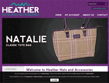 Tablet Screenshot of heather-fashions.com